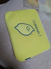 Nueva de Corea Ipad Pro funda de portátil de moda Coreana de limón de dibujos animados 11 13 15 pulgadas Tablet manga interior bolsa