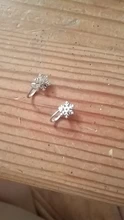 Pendientes de Clip de copos de nieve de estilo coreano para mujer, pendientes sin Piercing de cristal, joyería de moda 2020, pendiente sin orificio de oreja