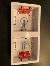 2-Gang Dry-Lining-Box Switch-Box Cassette Gypsum-Board Wall-Socket Coswall Plasterboad-Drywall
