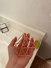 Estante de esponja para maquillaje, soporte de secado de esponja para maquillaje, soporte para esponja de Metal