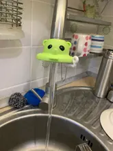360 grados de rotación de dibujos animados agua coladores de cocina grifo agua pulverizadores calidad coladores de ahorro de agua del grifo