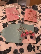 Tarjetero de piel sintética con 20 Bits para hombre y mujer, Tarjetero con patrón de Arte de dibujos animados