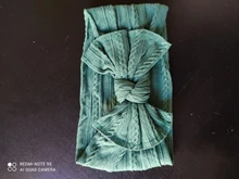 Sombrero de bebé suave con lazo de flores, sombreros para bebé niña turbante para niños pequeños, banda para el pelo, gorro, gorra para bebé recién nacido