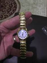Reloj de cuarzo Vintage para hombre y mujer, pulsera elástica de oro y plata, de negocios, para parejas, para fiesta y oficina, 1 Uds.