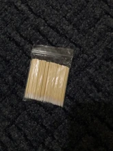 Hisopo de algodón ultrapequeño desechable, microcepillos sin pelusa, bastoncillos de algodón de madera, pegamento para extensión de pestañas, herramientas para quitar pestañas, 100 Uds.