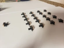 Hot 20pcs 5V 0.3A Mini Size Black SPDT Slide Switch for Small DIY Power