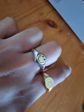 ¡Venta al por mayor! Anillos Foxanry de Plata de Ley 925 con cara sonriente para mujer, cadena creativa y sencilla, regalos geométricos para fiestas