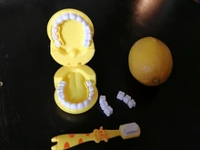 Cepillo de dientes de jirafa para niños, modelo de enseñanza de dientes de Modelo Dental, cepillado educativo, juguete Dental, regalos