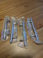 NAIERDI-Tirador de acero inoxidable para muebles de cocina, accesorio en forma de T de 2-24 con diámetro de 10mm para puertas de la cocina