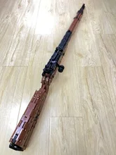 MOULD KING SWAT-arma militar de la Segunda Guerra Mundial, miniaturas de bloques de construcción, bloques de pistola, Juguetes