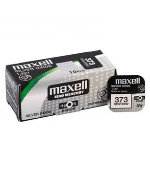 Pilas de boton Maxell bateria original Oxido de Plata SR916SW blister 10X Uds
Pilas de boton Maxell bateria original Oxido de Plata SR916SW blister 10X Uds