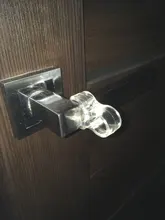 Tope de puerta de Gel de sílice transparente, tope de manija de puerta, perilla de protección de pared, parachoques, paredes, protector de muebles, 4 Uds.