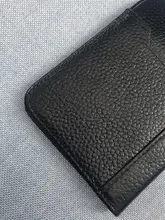 Tarjetero de cuero para hombre y mujer, billetera plegable para tarjetas de identificación y de crédito, cubierta de viaje para pasaporte de negocios Vintage