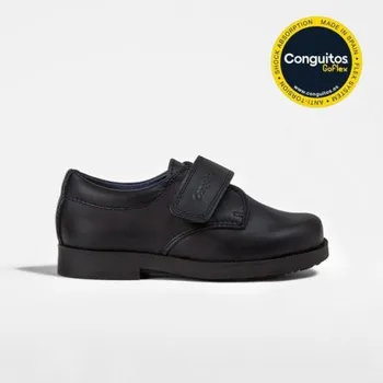 

School shoes in Navy for child with velcro, Conguitos