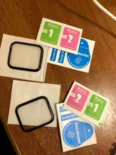 Suave de vidrio de reloj para Apple 6 5 4 se 44mm 40mm iWatch Serie 3 42mm 38mm 9D HD (no templado película de pantalla Apple Watch Protector