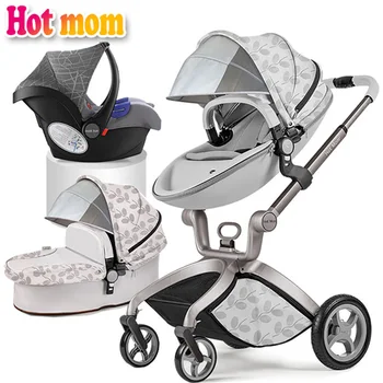 Hot Mom stroller stroller 3in1 high landscape can sit or lie pneumatic wheels portable baby stroller trolley free delivery
Hot Mom stroller stroller 3in1 high landscape can sit or lie pneumatic wheels portable baby stroller trolley free delivery