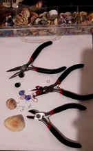 3 unids/set joyería de Juego de alicates de acero inoxidable nariz de aguja alicates de la joyería de mano negro Herramienta 11-13cm herramienta de la joyería conjuntos