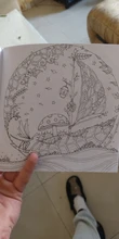 24 páginas de la edición en inglés de bosque encantado libros para colorear para adultos niños Anti estrés pintura dibujo arte coloración libro