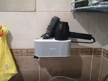 Caliente magia pared montado en estanterías de almacenamiento No hay rastro pegatinas creativo taza de la succión del soporte de secador peine estante de baño