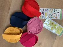 Funda para correas de hombro, accesorio para manualidades, 25mm, 32mm, 38mm, negro, rojo, amarillo, gris y azul