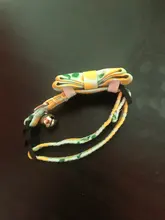 Pajarita elástica de seguridad con cascabel para perros y gatos pequeños, Collar seguro con patrón de baya, productos para mascotas, Collar para perros, suministros para mascotas