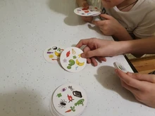 83mm Dobble chico Tarjeta de lugar, tarjeta de juego de Hip hop en la carretera vacaciones dobble juego caja de Metal