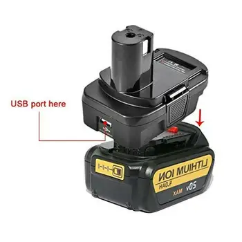 Battery Adapter FOR DEWALT For Milwaukee Convert to RYOBI18V CRAFTSMAN CORDLESS PLUG Lithium Battery Convert Adapter
Battery Adapter FOR DEWALT For Milwaukee Convert to RYOBI18V CRAFTSMAN CORDLESS PLUG Lithium Battery Convert Adapter