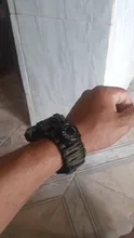 Reloj militar de camuflaje para hombre, pulsera de cuarzo LED resistente al agua hasta 50m, para deportes al aire libre, brújula, termómetro, reloj de emergencia