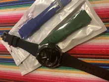 20mm/22mm banda para Samsung Galaxy ver 3/46mm/42mm/activo 2/equipo S3 frontera/S2 pulsera de silicona reloj Huawei GT/2/2E Correa