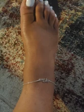 Tobillera personalizada con nombre para mujer, cadena de pie de acero inoxidable, Color dorado y plateado, pulsera de tobillo para mujer, joyería para pierna