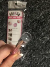 STZ-Juego de pinceles para manicura, esponja para pintura de uñas de Gel con brillos, pluma raspadora de diamantes de imitación con degradado, herramienta de diseño de uñas #944