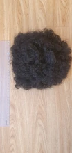 Extensión para pelo Afro, envoltura de moño Afro, sintético, rizado, corto, Extensi de cabello