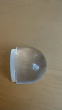 Tope de puerta acrílico para el hogar y la Oficina, soporte de puerta autoadhesivo transparente, sin necesidad de perforar, Tope de puerta, protección de paredes, muebles, 1 Uds.