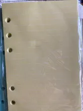 Cuaderno A5 A6 de color rosa y morado, 40 hojas, recambio de papel espiral, 6 agujeros, diario, semanal, página, Agenda, regla de índice 2021