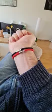 Pulseras de cuero de estilo clásico para hombre, accesorios para amantes de los botones de acero inoxidable, simples y negros, joyería tejida a mano, regalos