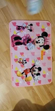Mickey Minnie comedor tapete alfombra alfombras Puerta del dormitorio de madera alfombra estampada cocina Sala alfombra
