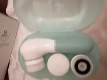 Cepillo eléctrico de silicona para limpieza Facial, cepillo limpiador de poros faciales, masajeador con Estuche De Viaje