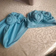 Sombrero hecho a mano de mezcla de algodón para mamá y yo, gorros para mujer, sombreros de turbante para niñas pequeñas, accesorios para el cabello, sombreros de nudo