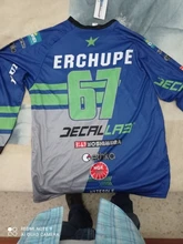 Camiseta con nombre personalizado para motocross y MTB para hombre, jersey enduro y ciclismo de montaña, para descenso DH, de secado rápido