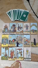 84 unids/set cartas del Tarot sin fronteras Smith juego de mesa de Tarot tarjetas inglés completo portátil amigo fiesta Mesa tarjetas de Juego de 4P