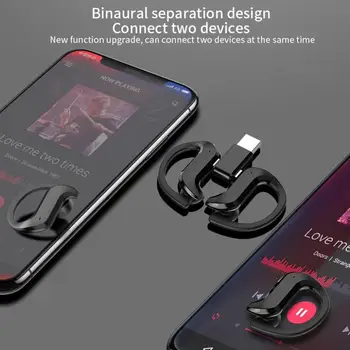 TWS Business Wireless Bluetooth Headphone Waterproof Ear Hook Headset Hifi Sound Earbuds Sports Gaming Earphone for Android IOS
TWS Business Wireless Bluetooth Headphone Waterproof Ear Hook Headset Hifi Sound Earbuds Sports Gaming Earphone for Android IOS