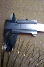 Memoria de alambre brazaletes de cuentas de acero componentes redondo color plata 5,5 cm(2 1/8 ) Dia, 50 Loops