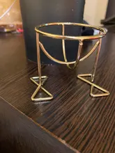 Estante de esponja para maquillaje, soporte de secado de esponja para maquillaje, soporte para esponja de Metal