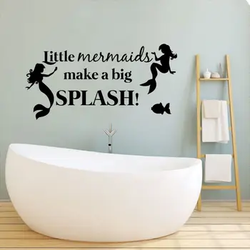 Mermaid Quote Splash Vinyl Wall Art Sticker Decal Waterproof Bathroom Decoration Removable A002730
Mermaid Quote Splash Vinyl Wall Art Sticker Decal Waterproof Bathroom Decoration Removable A002730