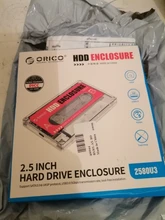 SSD Case Disk Enclosure Hard-Drive ORICO External Hdd SATA Transparent Mobile Usb-3.0