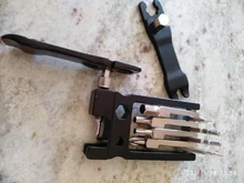 Juego de herramientas para reparar bicicletas, kit con llaves hexagonales, destornilladores, con palanca de neumáticos, llave Allen, para bici de montaña, Mountain Bike, multiherramienta para ciclismo