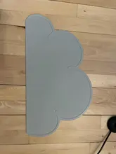 Silicone Pet Dog Placemat Waterproof Cloud Shape Feeding Mat Pad For Cat Easy Washing