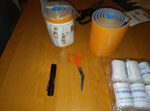 6 rollos/lote de vendaje elástico PBT de 5cm x 4,5 m, Kit de primeros auxilios, vendaje de gasa, vendaje médico para cuidados de emergencias, vendaje para heridas