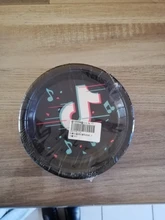 Suministros de fiesta, tema TIK, cartel de impresión de cumpleaños, globo, pastel, cartel de música, banderas, decoración superior