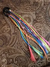 Bandas de goma de estilo coreano para niños, trenzas multicolores, cintas elásticas para el pelo, accesorios bonitos para el pelo, 1 ud.